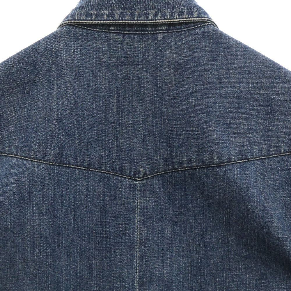 CHROME HEARTS(クロムハーツ) DENIM WESTERN クロスボールボタン デニムウエスタン 長袖シャツ インディゴ