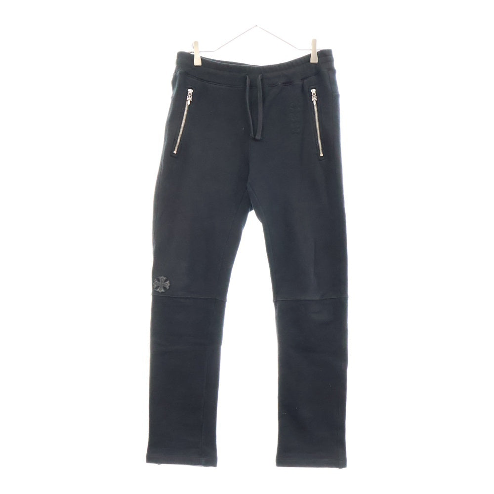CHROME HEARTS(クロムハーツ) Y NOT CHプラスパッチ ダガージップ スウェットパンツ ブラック