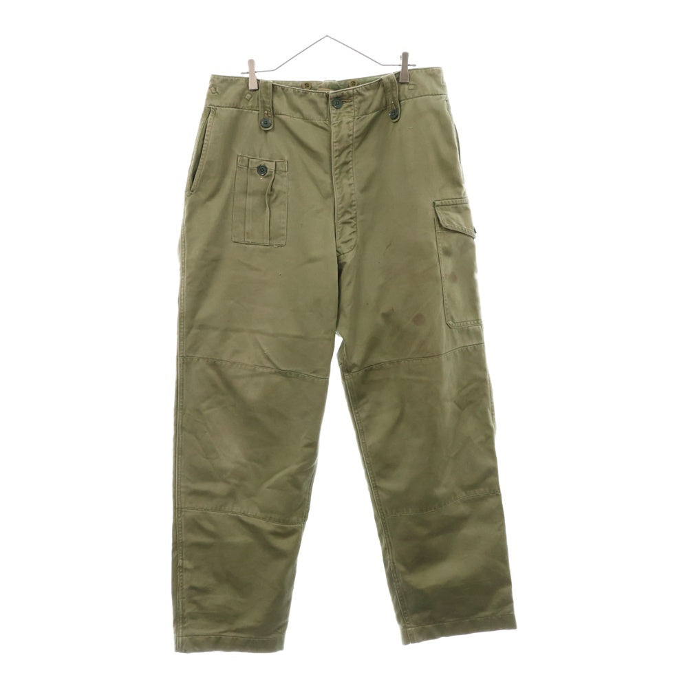 VINTAGE(ヴィンテージ) 60s P1960 PETTERN BRITISH ARMY イギリス軍 カーゴパンツ カーキ FLASHファスナー