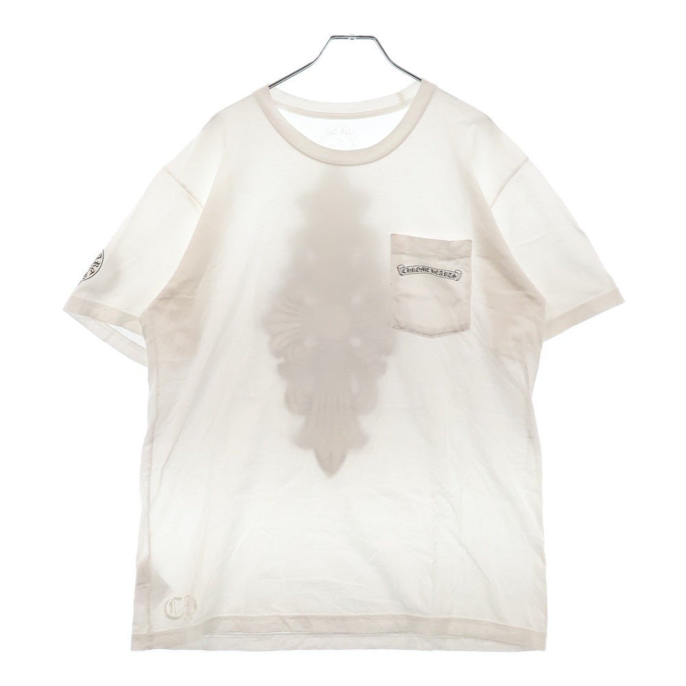 CHROME HEARTS(クロムハーツ) Floral Cross T-shirt フローラルクロス プリントTシャツ 半袖カットソー ホワイト