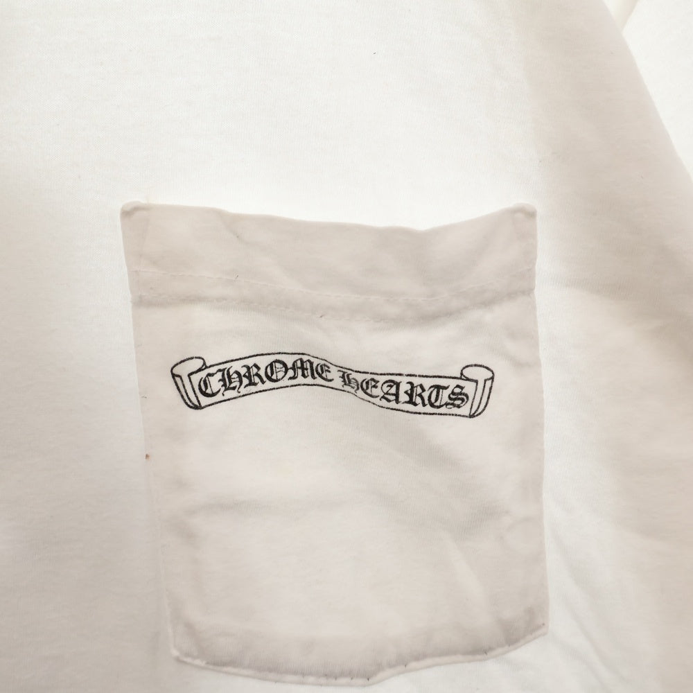CHROME HEARTS(クロムハーツ) Floral Cross T-shirt フローラルクロス プリントTシャツ 半袖カットソー ホワイト