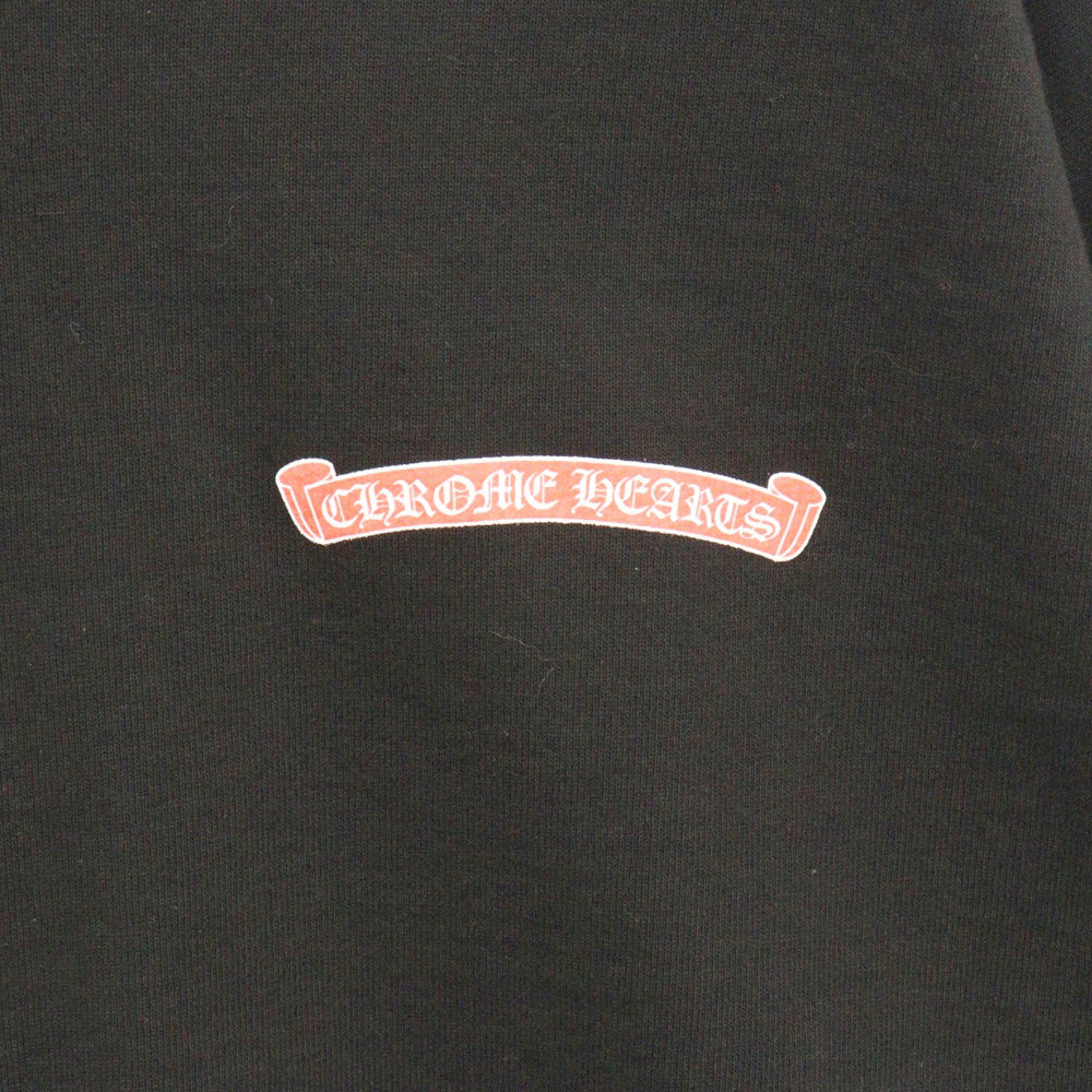 CHROME HEARTS(クロムハーツ) ×MATTY BOY PPO STAY FAST RACE TEAM HD PLVR マッティボーイ ステイファスト プルオーバースウェットパーカー ブラック