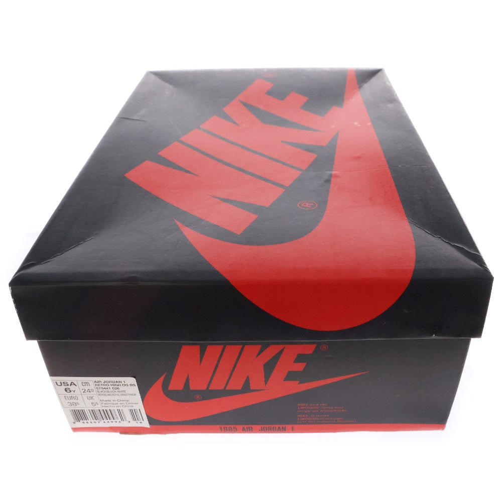 NIKE(ナイキ) AIR JORDAN 1 RETRO HIGH OG BG TOP3  エアジョーダン1トップ3 ハイカットスニーカー マルチ US6Y/24cm 575441-026 レディース
