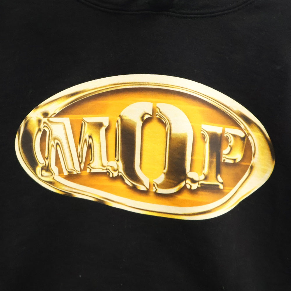 SUPREME(シュプリーム) 24AW M.O.P. Hooded Sweatshirt エムオーピー フーデッドスウェットプルオーバーパーカー フーディ ブラック