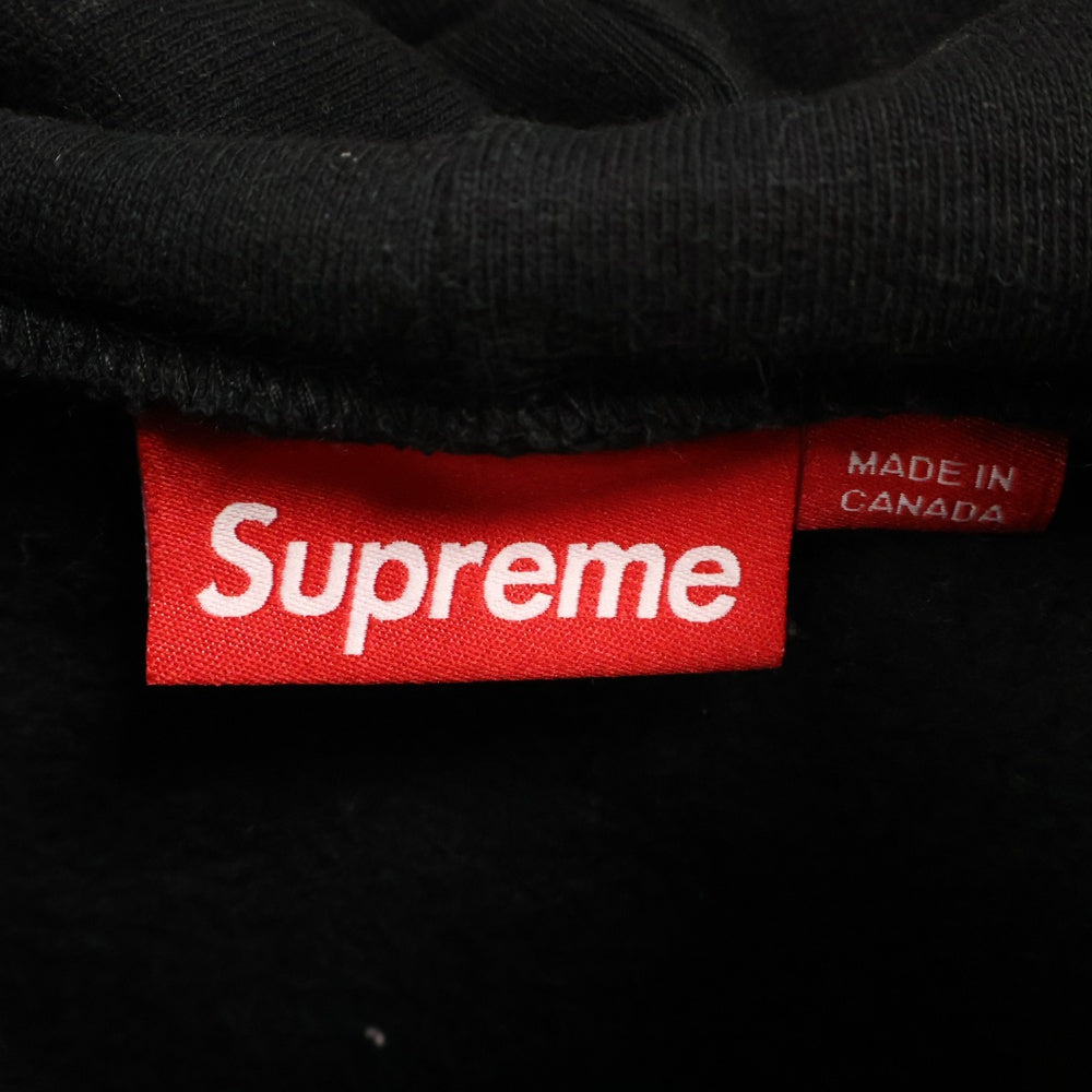 SUPREME(シュプリーム) 24AW M.O.P. Hooded Sweatshirt エムオーピー フーデッドスウェットプルオーバーパーカー フーディ ブラック