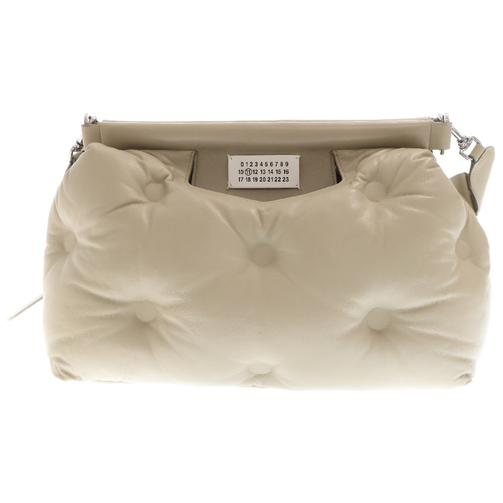 Maison Margiela 11(メゾンマルジェラ11) GLAM SLAM CLASSIQUE グラムスラムクラシック レザー ショルダーバッグ ベージュ S56WG0177