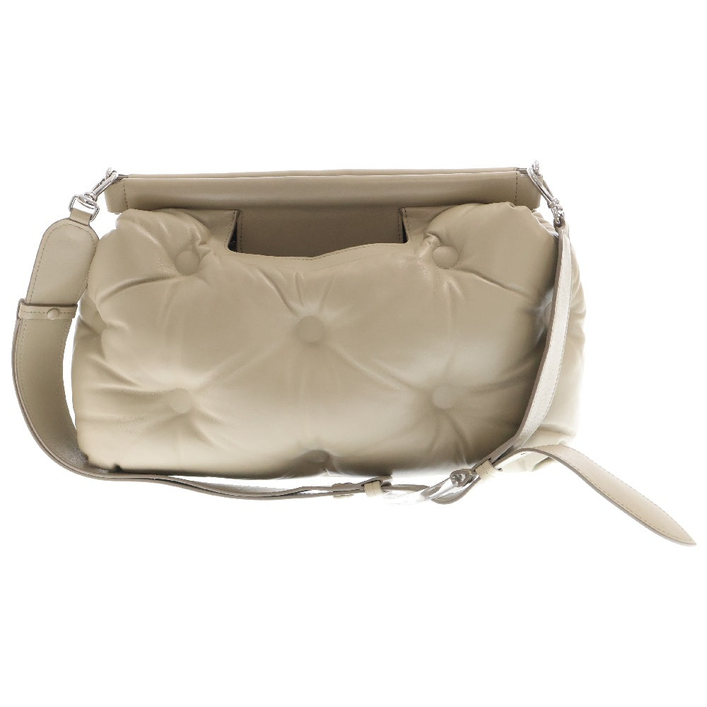 Maison Margiela 11(メゾンマルジェラ11) GLAM SLAM CLASSIQUE グラムスラムクラシック レザー ショルダーバッグ ベージュ S56WG0177