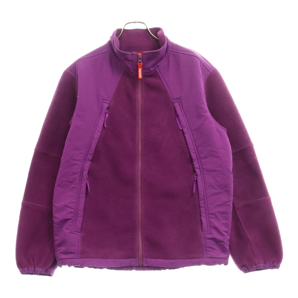 SUPREME(シュプリーム) 18AW Polartec Zip Up Jacket ポーラテック ジップアップ フリースジャケット パープル