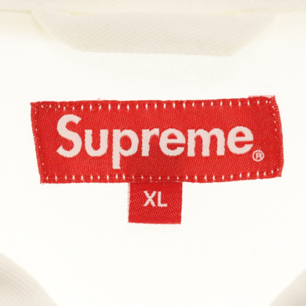 SUPREME(シュプリーム) 20AW × ANTIHERO Snap Front Twill Jacket アンタイヒーロー ロゴワッペン スナップボタン フロントツイル ワークジャケット ホワイト