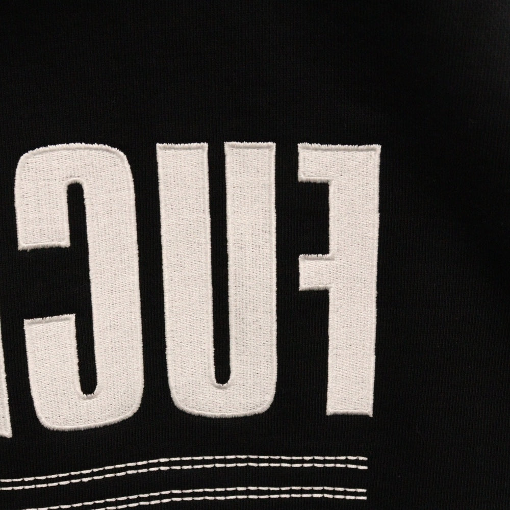 VTMNTS(ブイティーエムエヌティーエス) 22AW Fuck Off Fully Hoodie プルオーバーパーカー ブラック VL14HD500B