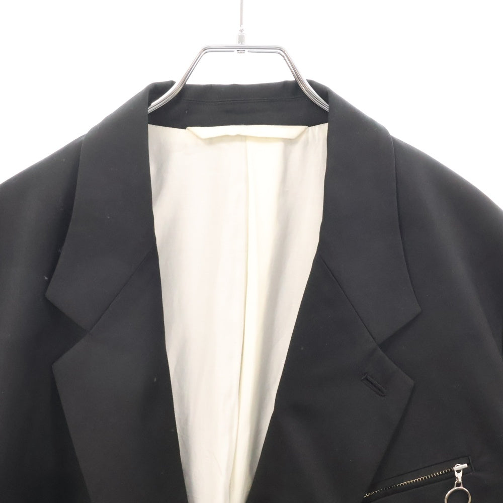 ANEI(アーネイ) 24AW N.L.T JKT テーラードジャケット ブラック AN0242 S1201