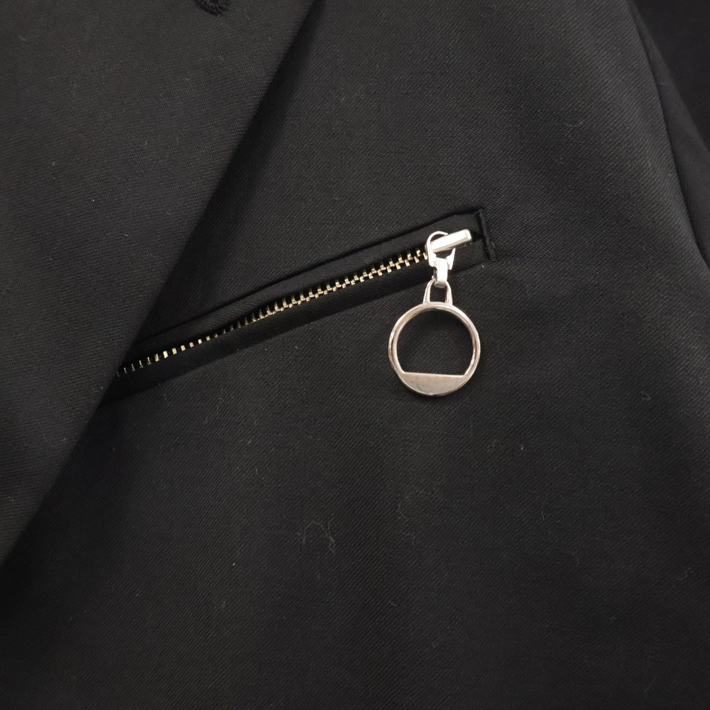 ANEI(アーネイ) 24AW N.L.T JKT テーラードジャケット ブラック AN0242 S1201