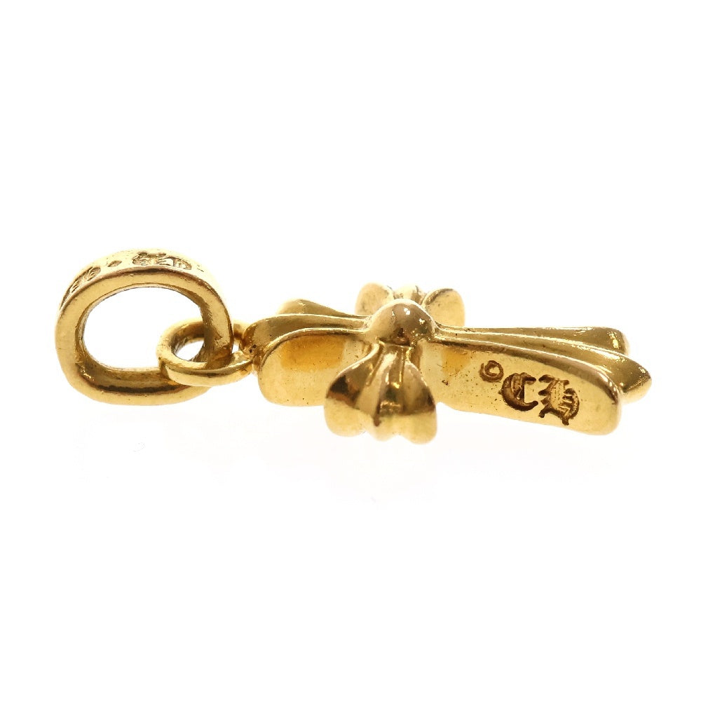 CHROME HEARTS(クロムハーツ) 22K CRS BBYFAT P/DIA ベイビーファットクロス PAVEダイヤ ペンダントトップ ゴールド BCA035