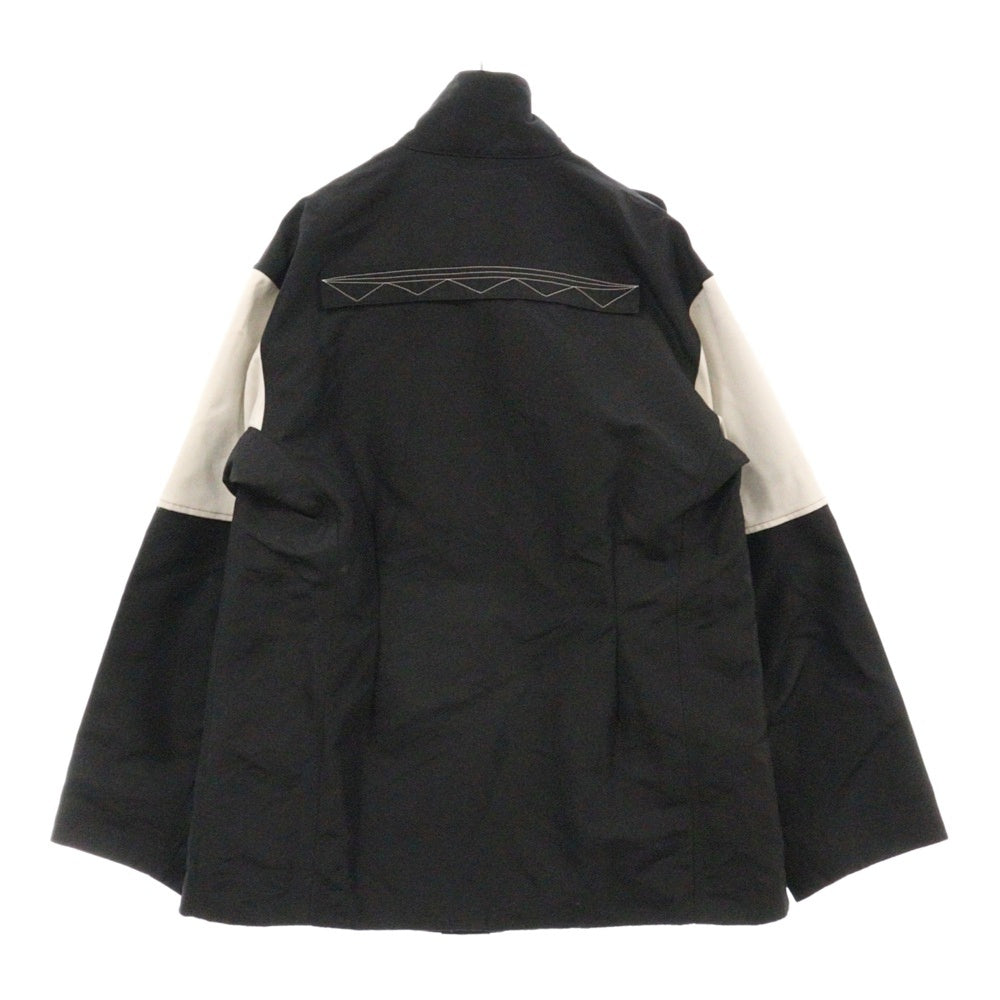 KIKO KOSTADINOV(キココスタディノフ) 19SS KUTCH PARKA クッチパーカー 刺繍デザイン ジップアップジャケット ブラック/ホワイト 00062019