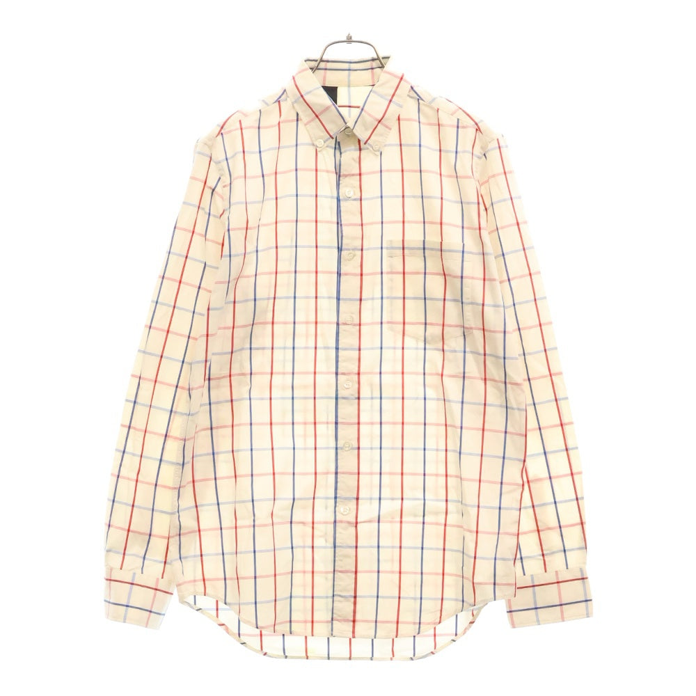 N.HOOLYWOOD(エヌハリウッド) 23SS コンパイルライン ボタンダウン チェックシャツ ホワイト 231-SH05