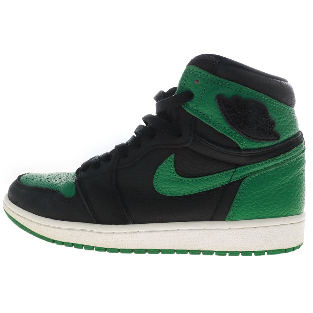 NIKE(ナイキ) AIR JORDAN 1 RETRO HIGH OG PINE GREEN エアジョーダン1 レトロ パイングリーン ローカットスニーカー ブラック/グリーン US9/27.0cm 555088-030