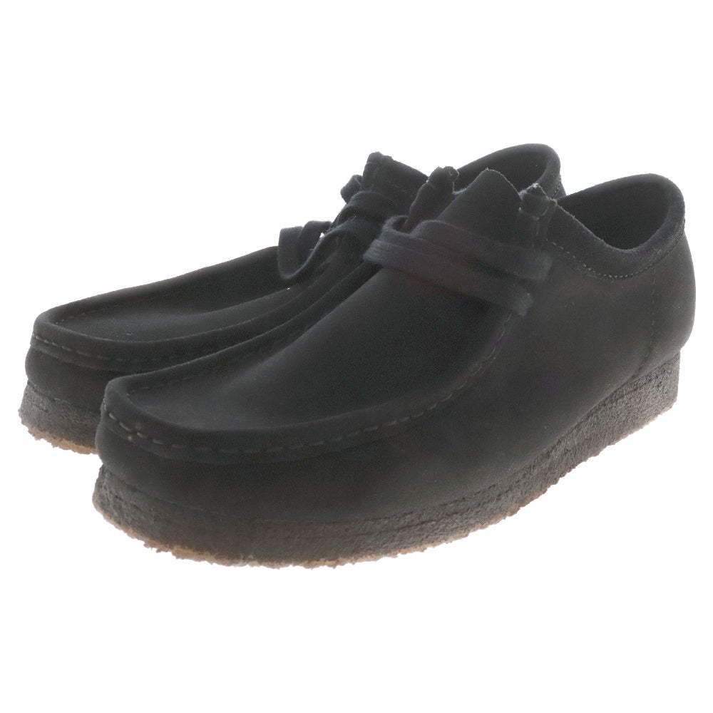 Clarks ORIGINALS(クラークス オリジナルス) WALLABEE ワラビー クレープソール スエード ローカットシューズ ブラック US8/26.0cm
