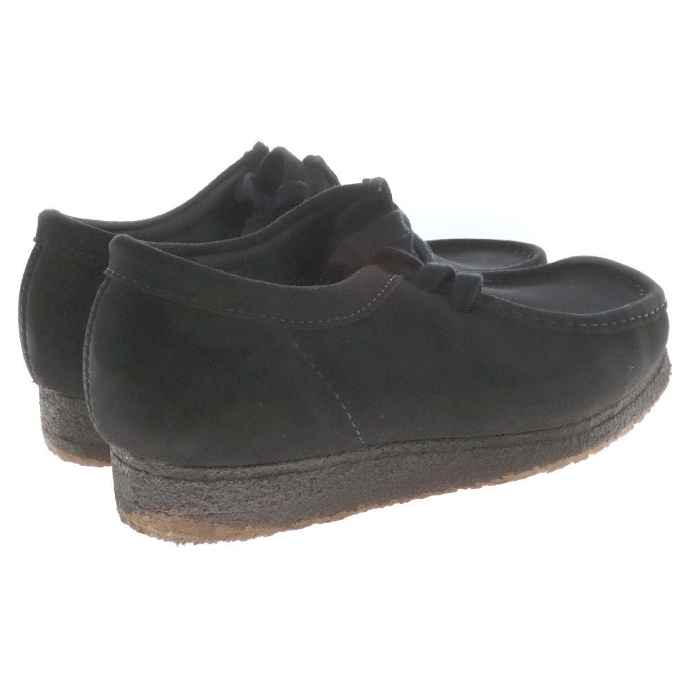 Clarks ORIGINALS(クラークス オリジナルス) WALLABEE ワラビー クレープソール スエード ローカットシューズ ブラック US8/26.0cm