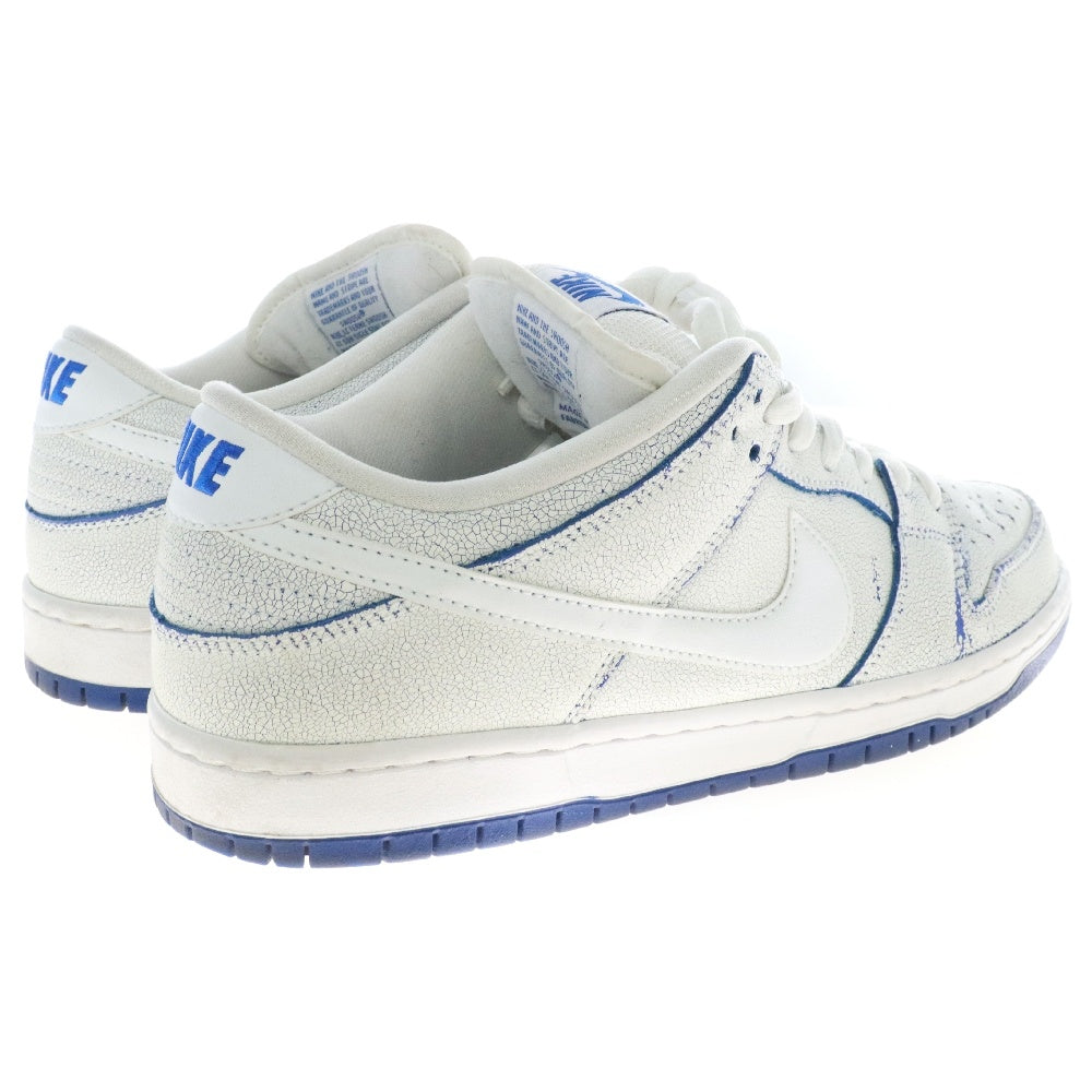 NIKE SB(ナイキエスビー) DUNK LOW PRO PRM SB ダンクロー ポースリン ローカットスニーカー ホワイト/ブルー US10/28cm CJ6884-100