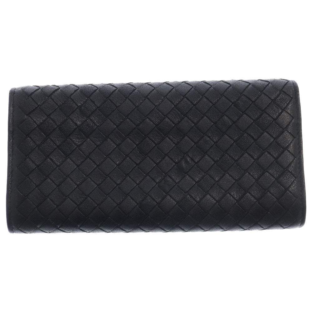 BOTTEGA VENETA(ボッテガヴェネタ) イントレチャート レザー ロングウォレット 長財布 ブラック 150509 VX051 1000