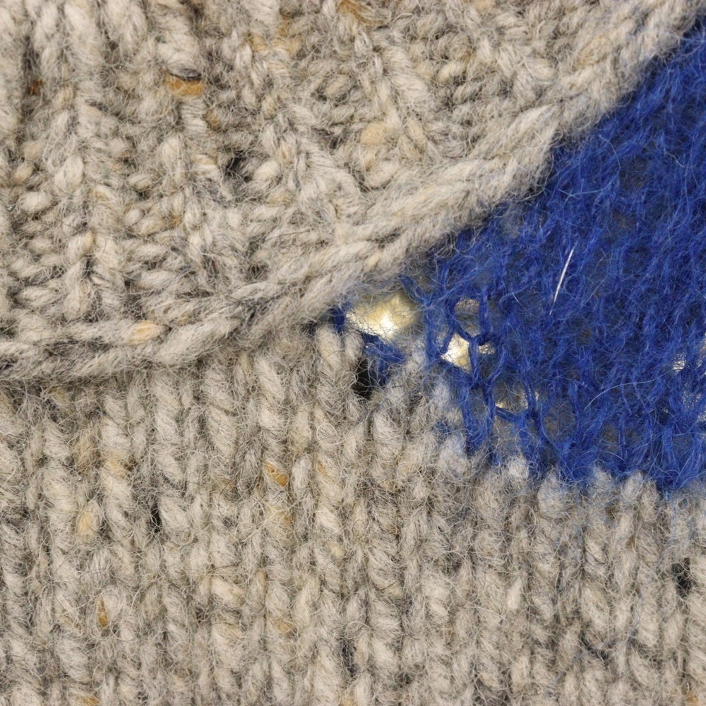 Acne Studios(アクネ ストゥディオズ) HEAVY WEIGHT SMALL WOOL KNIT VEST ヘビーウェイト スモールウールニットベスト グレー/マルチ FN-MN-KNIT000277