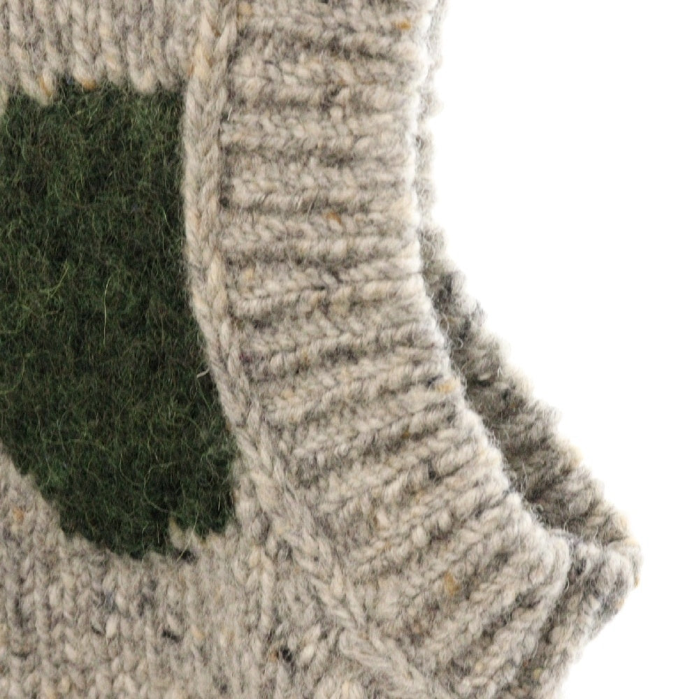 Acne Studios(アクネ ストゥディオズ) HEAVY WEIGHT SMALL WOOL KNIT VEST ヘビーウェイト スモールウールニットベスト グレー/マルチ FN-MN-KNIT000277