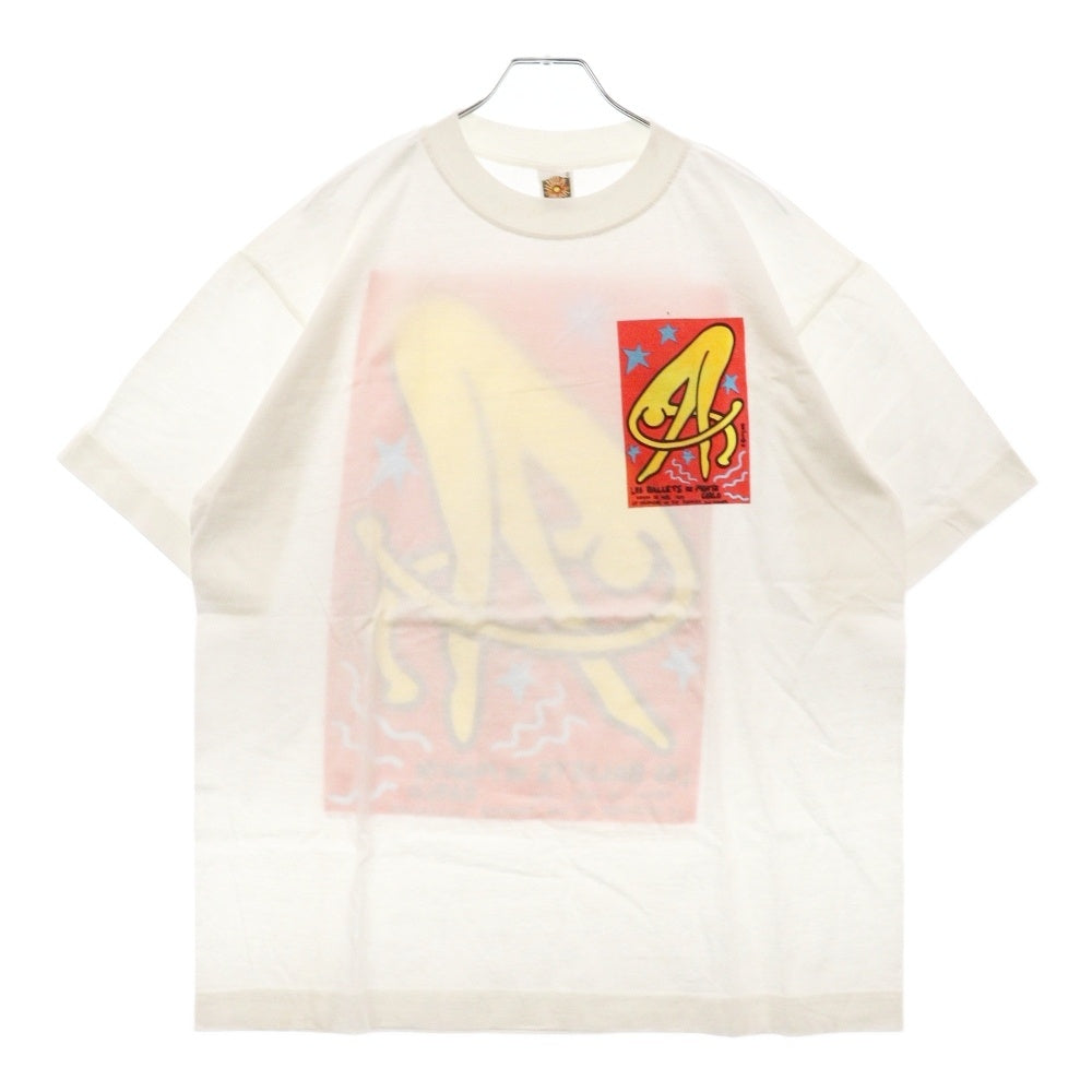 VINTAGE(ヴィンテージ) 90S VINTAGE ヴィンテージ キースへリング モンテカルロ バレエ団 両面プリント 半袖Tシャツ カットソー ホワイト