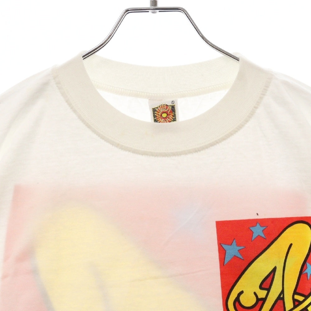 VINTAGE(ヴィンテージ) 90S VINTAGE ヴィンテージ キースへリング モンテカルロ バレエ団 両面プリント 半袖Tシャツ カットソー ホワイト
