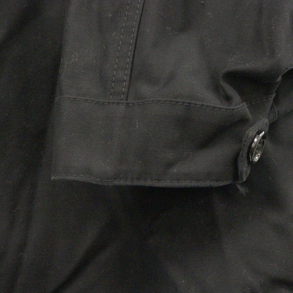 RAF SIMONS(ラフシモンズ) 19AW MID LENGTH PARKA ミッドレングス グラフィックプリント モッズコート ブラック 1159-343-7395