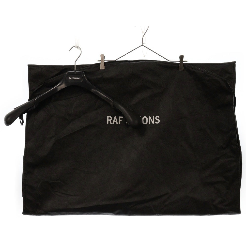 RAF SIMONS(ラフシモンズ) 19AW MID LENGTH PARKA ミッドレングス グラフィックプリント モッズコート ブラック 1159-343-7395