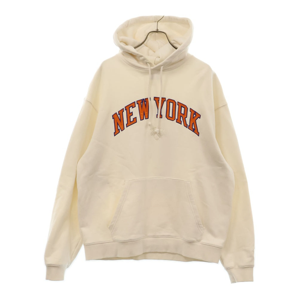 KITH(キス) 22AW NEW YORK KNICKS HOODIE ニューヨークニックス スウェットプルオーバーパーカー フーディ ホワイト KHM030861