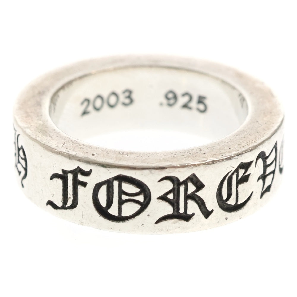 CHROME HEARTS(クロムハーツ) 6mm SPACER FOREVER 6mmスペーサーリング フォーエバーシルバー BCA337