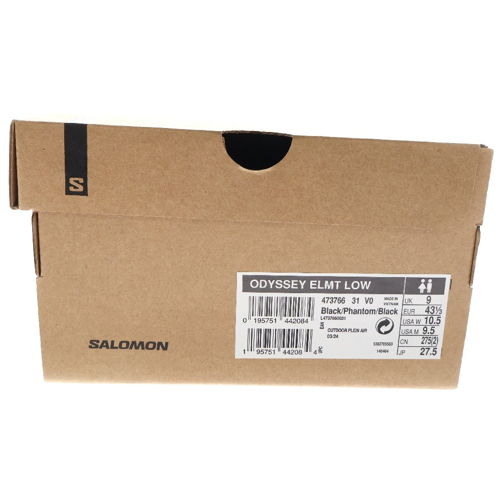 SALOMON(サロモン) ODYSSEY ELMT LOW オデッセイ ローカットスニーカー ブラック US9.5/27.5cm 473766