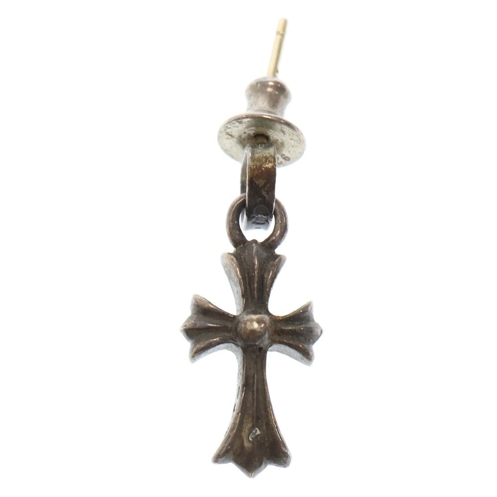 CHROME HEARTS(クロムハーツ) BBY F PPRCHN ベイビーファットクロス ドロップピアス シルバー BCA090