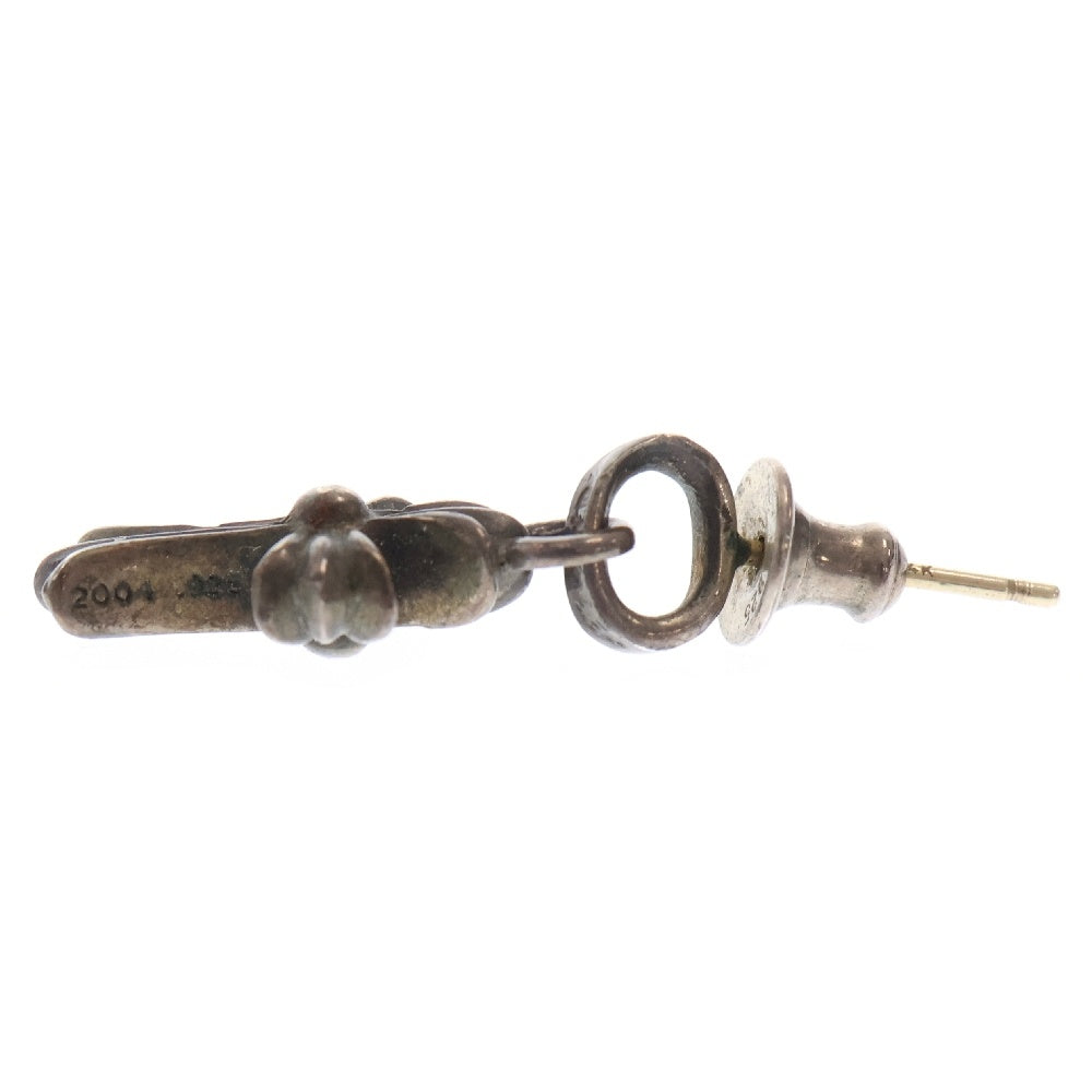 CHROME HEARTS(クロムハーツ) BBY F PPRCHN ベイビーファットクロス ドロップピアス シルバー BCA090
