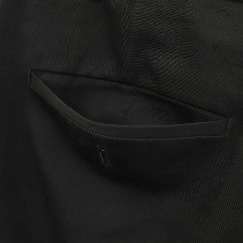 UNDERCOVER(アンダーカバー) 24AW ウールワイド イージーパンツ ジップフライパンツ スラックス ブラック UC2D4502-2