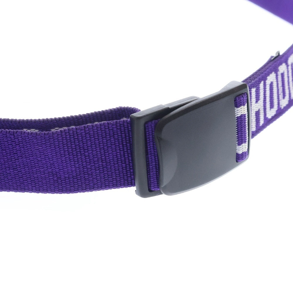 NEIGHBORHOOD(ネイバーフッド) 19SS S&L/P-BELT キャンバス ロゴベルト パープル 191MYNH-AC06