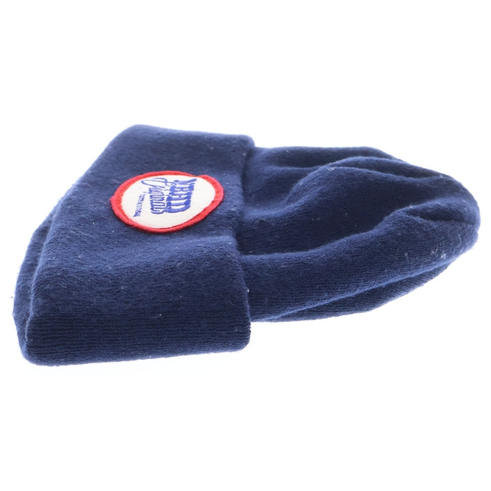 NEIGHBORHOOD(ネイバーフッド) 23AW BEANIE ワッペン ロゴ ニット ビーニー 帽子 ネイビー 232YGNH-HT01