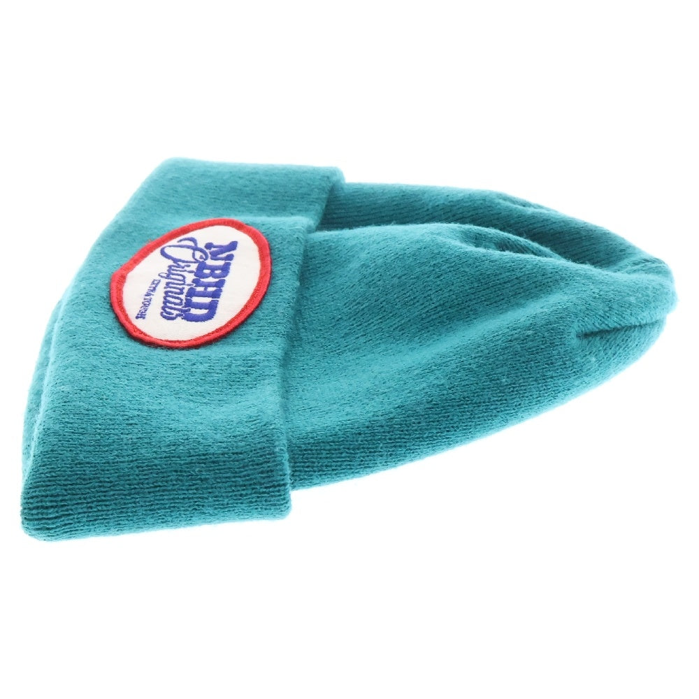 NEIGHBORHOOD(ネイバーフッド) 23AW BEANIE ワッペン ロゴ ニット ビーニー 帽子 グリーン 232YGNH-HT01