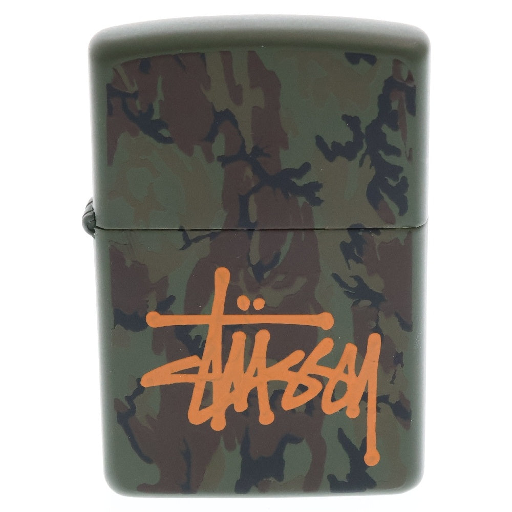 STUSSY(ステューシー) ZIPPO CAMOUFLAGE ジッポ カモフラージュ 迷彩 ライター グリーン