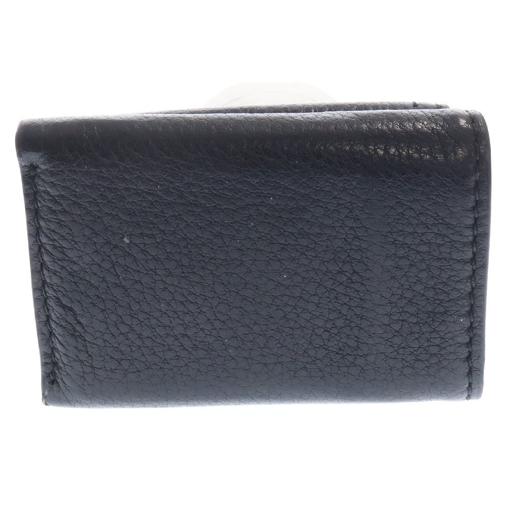 MARC JACOBS(マークジェイコブス) ソフトショット レザー コンパクトウォレット 3つ折り財布 ブラック M0015413 レディース