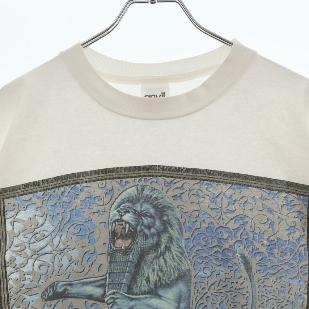VINTAGE(ヴィンテージ) 90s THE STONES BRIDGES TO BABYLON TEE ANVIL ヴィンテージ ローリングストーンズ ライオンプリント クルーネック半袖Tシャツ ホワイト
