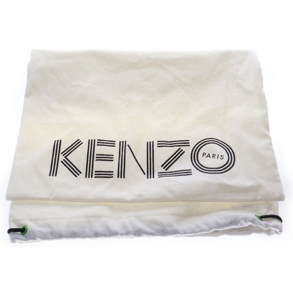KENZO(ケンゾー) エナメル フラットサンダル シューズ ブラック レディース