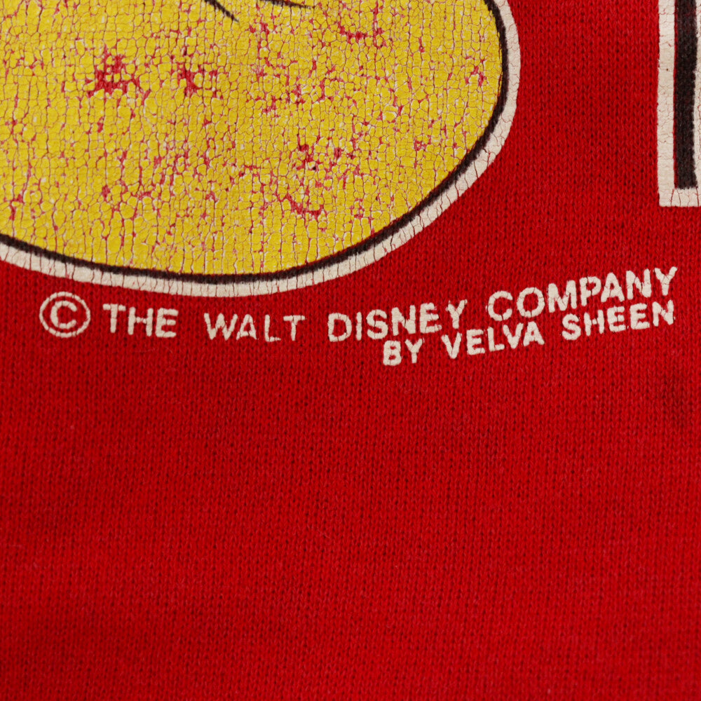 VINTAGE(ヴィンテージ) WALT DISNEY VELVA SHEEN FLORIDA MICKEY ヴィンテージ ウォルトディズニー ベルバシーン ミッキー プリント ヘンリーネック スウェット トレーナー