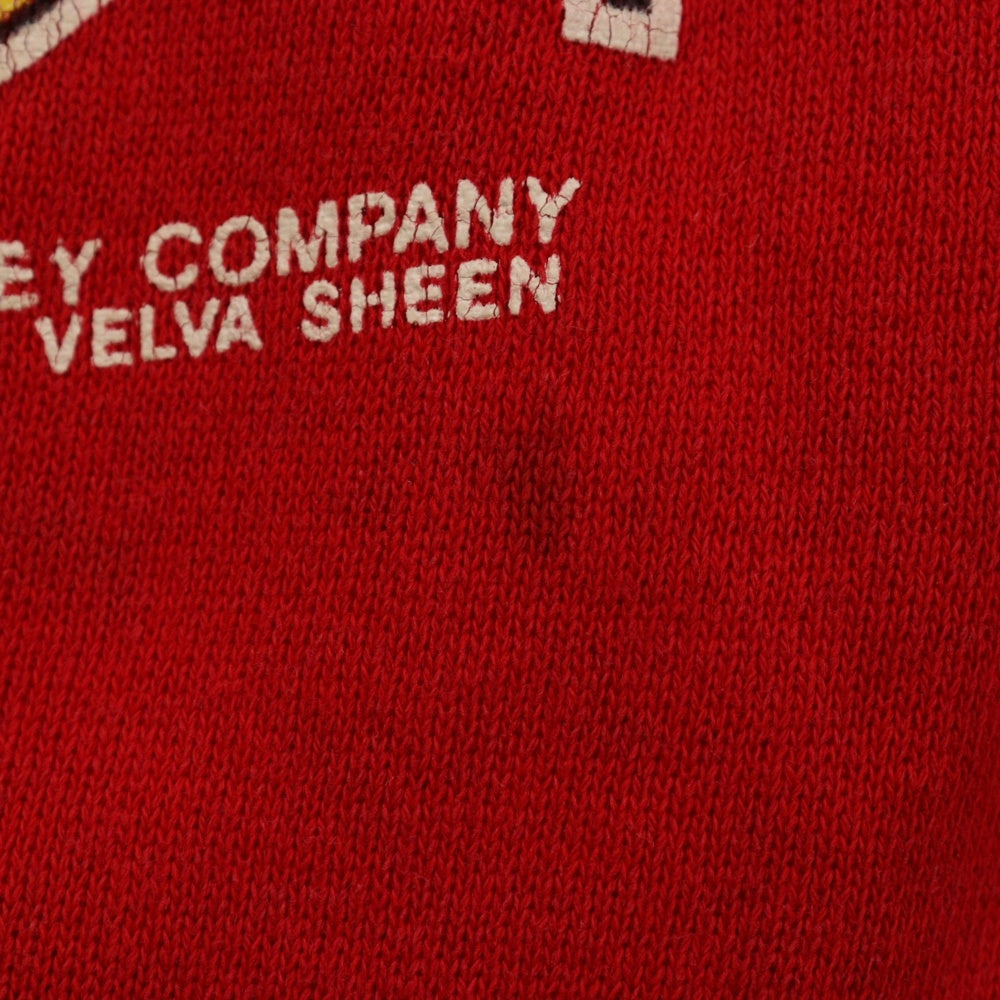 VINTAGE(ヴィンテージ) WALT DISNEY VELVA SHEEN FLORIDA MICKEY ヴィンテージ ウォルトディズニー ベルバシーン ミッキー プリント ヘンリーネック スウェット トレーナー