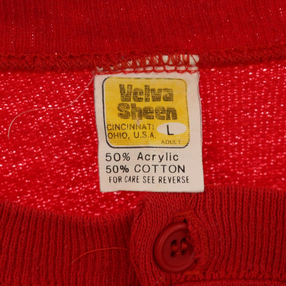 VINTAGE(ヴィンテージ) WALT DISNEY VELVA SHEEN FLORIDA MICKEY ヴィンテージ ウォルトディズニー ベルバシーン ミッキー プリント ヘンリーネック スウェット トレーナー