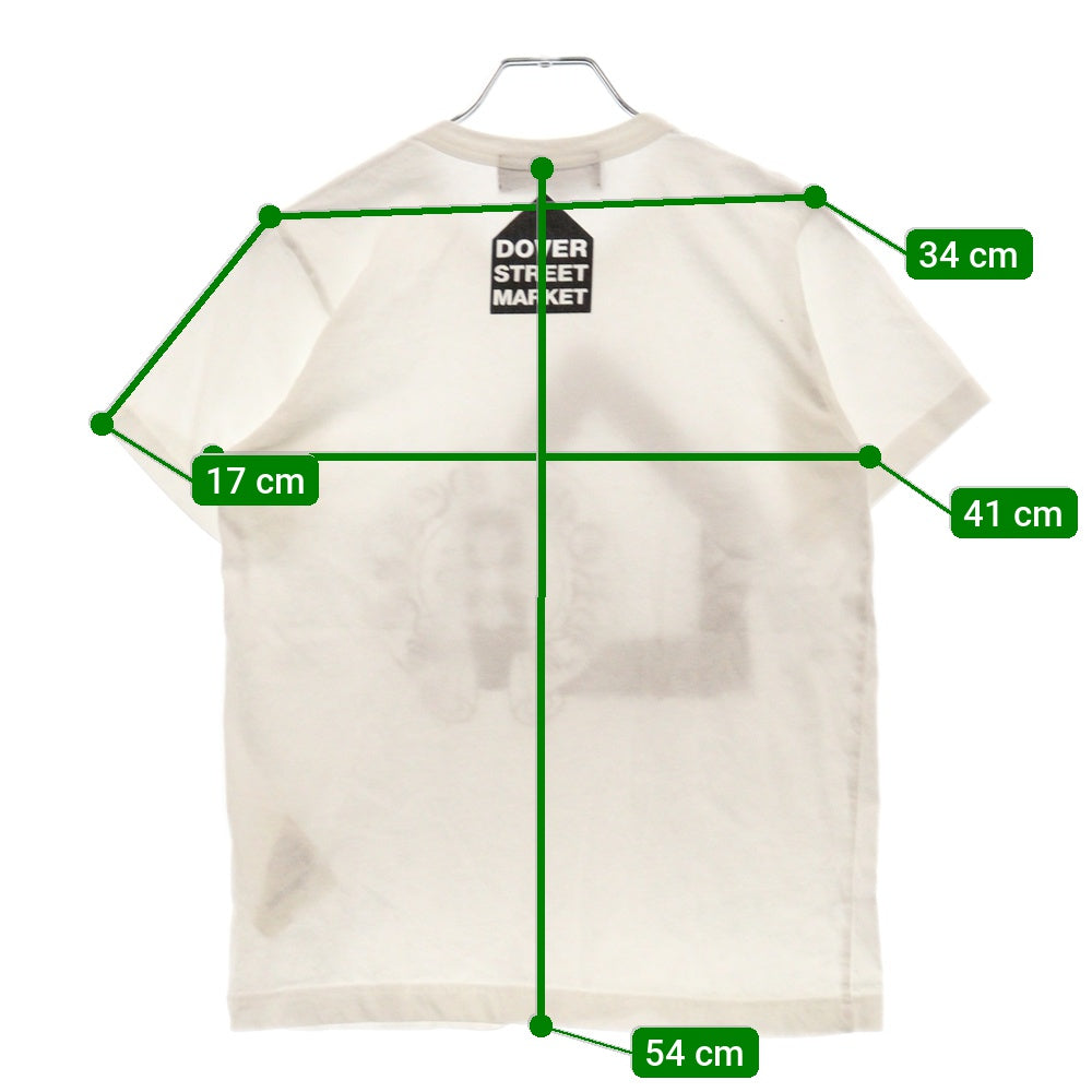 CHROME HEARTS(クロムハーツ) ×COMME des GARCONS HORSESHOE LOGO TEE コムデギャルソン DSM別注 ホースシューロゴ 半袖Tシャツ カットソー ホワイト レディース ZI-T004