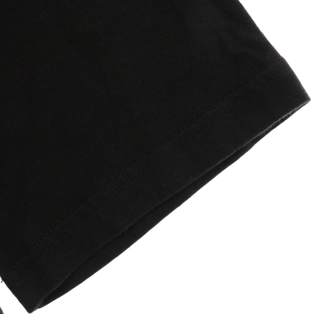 CHROME HEARTS(クロムハーツ) ×COMME des GARCONS CH LOGO TEE コムデギャルソン DSM別注 スクロールラベルプリント 半袖Tシャツ カットソー ブラック レディース ZI-T003