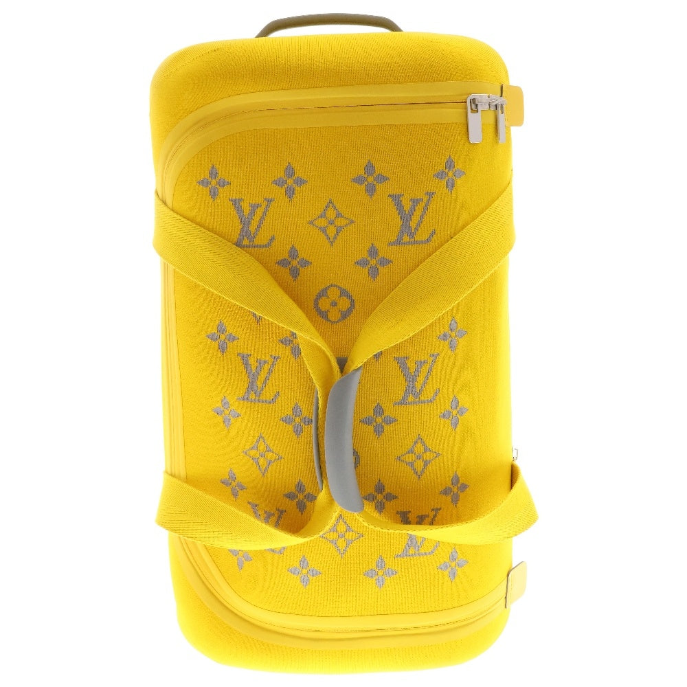 LOUIS VUITTON(ルイヴィトン) ホライゾン ソフト 2R55 キャンバス ジャカードニット キャリーバッグ スーツケース イエロー M20124 RFID