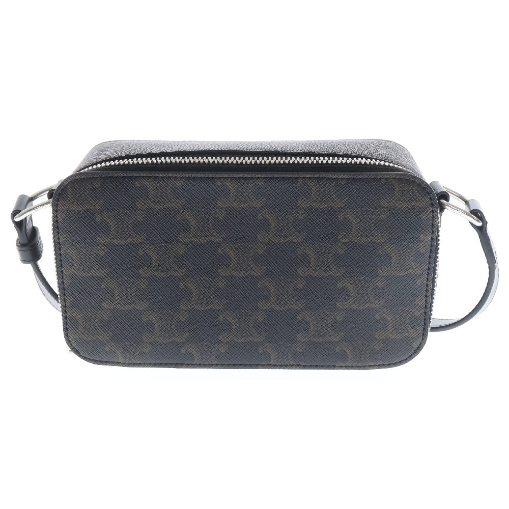 CELINE(セリーヌ) MINI MESSENGER BOX トリオンフ ロゴ ミニ メッセンジャー ボックス ショルダー バッグ ブラウン 114902EVJ